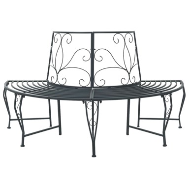 Klupa pod drvetom, 4-sjedna, 160 x 80 x 89 cm, čelik