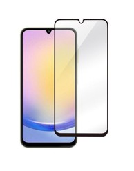 ESTUFF Zaštitno staklo za zaslon, Samsung Galaxy A25, puna pokrivenost, Titan Shield, kaljeno staklo