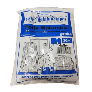 BLUE DOLPHIN Folija pokrivna 4mx5m čvrsta 12-1-03-EN