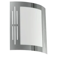 Vanjska zidna lampa, 1xE27, City, 82309, inox