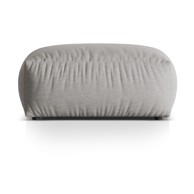 MICADONI HOME Svijetlo sivi modularni tabure Martina, 95x65x44 cm
