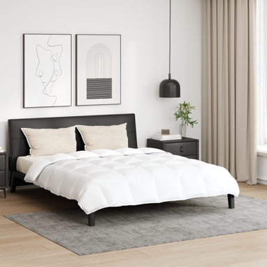 Poplun s jastukom 3 kom. bijeli 260 x 220 cm paperje