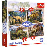 Puzzle 4in1 DINOSAURUS 34383
