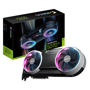 GIGABYTE Grafička kartica AORUS GeForce RTX 5070 Ti INFINITY 16G, 16 GB GDDR7, 256-bit, PCIe 5.0