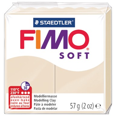 STAEDTLER Masa za modeliranje, FIMO Soft, 57 g, sahara