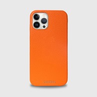 Kožna maskica za iPhone 13 Pro, narančasta