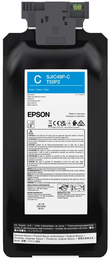 EPSON Tinta SJIC48P-C, cyan