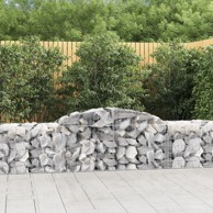 Lučne gabionske košare 6 kom 300x50x60/80 cm pocinčano željezo