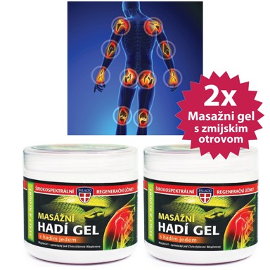 Masažni gel sa zmijskim otrovom, 600 ml
