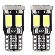 AMIO LED žarulje CANBUS T10 W5W 6SMD-2 5730 bijele 12V