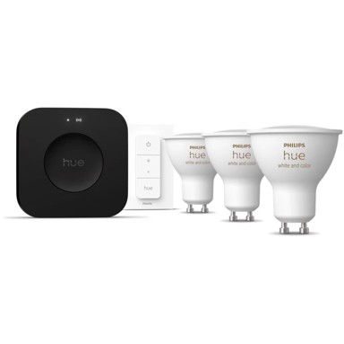 PHILIPS Pametni sustav rasvjete Hue Starter Kit WCA 400, 3x GU10