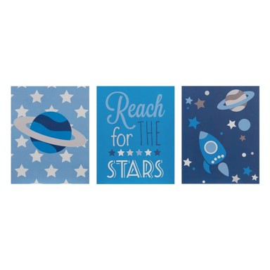 PREMIER HOUSEWARES Dječje slike u setu 3 kom Reach for the Stars 16x20 cm