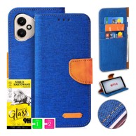 Preklopna maskica za Honor 400, od platna, magnetska, sa zaštitnim staklom 9H