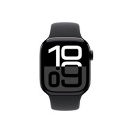 APPLE Pametni sat Watch S10, GPS, 42 mm, Jet Black aluminijski kućište s crnim sportskim remenom - M/L