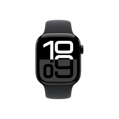 APPLE Pametni sat Watch S10, GPS, 42 mm, Jet Black aluminijski kućište s crnim sportskim remenom - M/L