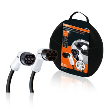 OSRAM Kabel za punjenje električnih vozila BATTERYcharge, 7PIN, 3-fazni, Tip 2 u Tip 2, 32A, 22 kWh, 5 m