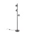 TRIO Crna/u srebrnoj boji LED stojeća svjetiljka (visina 150 cm) Orbit 