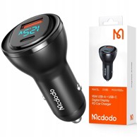 MCDODO Auto punjač 95 W s LED zaslonom