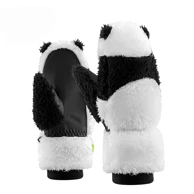 QUNATURE Skijaške rukavice Panda, veličina S, crno-bijela