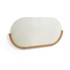 KAVE HOME Zidno ogledalo s okvirom od masivnog drveta 96x55 cm Rokia 