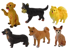 Set od 6 figura: čistokrvni psi Famous Dog of the World