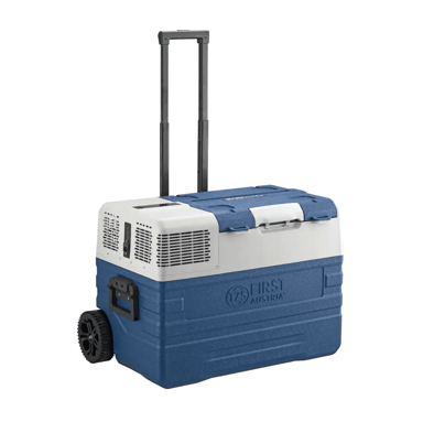 FIRST AUSTRIA Prijenosni hladnjak Prva 43 L, AC/DC, kompresor 60 W, do 45 dB, USB, BT, LCD, LED, –20 °C