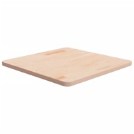 Četvrtasta stolna ploča 60 x 60 x 2,5 cm netretirana hrastovina