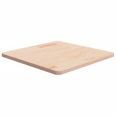 Četvrtasta stolna ploča 60 x 60 x 2,5 cm netretirana hrastovina