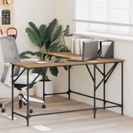 Stol 149 x 149 x 75 cm konstruirano drvo, umjetnički hrast