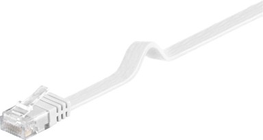 U/UTP Mrežni kabel CAT6 ravan, 5 m, bijeli