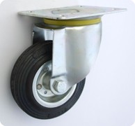 Metalno-gumeni kotač KL125 okretno kućište 125 mm