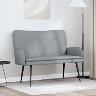 Sofa za dvije osobe, svijetlo siva, 115 x 61 x 87 cm