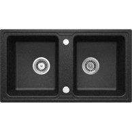 DEANTE Sudoper Zorba, granit, 2-korito