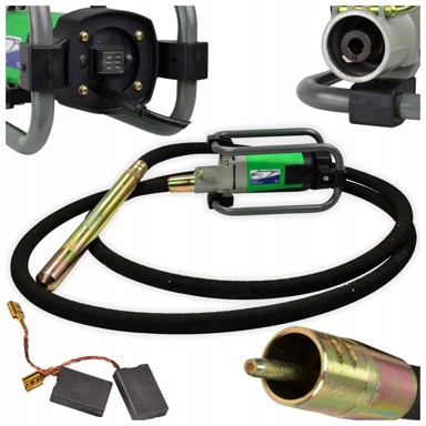 GEKO Električni vibrator od 2000 W, 6 m, igličasti vibrator za beton fi 48 mm