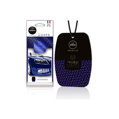 AROMA CAR Osvježivač zraka za auto PRESTIGE CARD ONYX