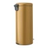 BRABANTIA Željezna kanta za smeće s pedalom u zlatnoj boji 30 l NewIcon 