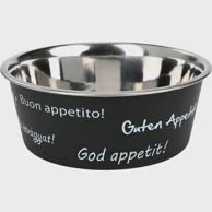 ANIONE Posuda Enjoy, metalna, crna, 350 ml