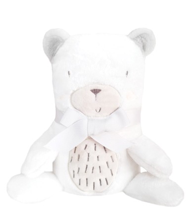 KIKKA BOO 3D dekica/igračka, medvjedić