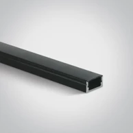 ONE LIGHT Alu profil nadgradni 17×9×2000mm crni dm7902/b/b