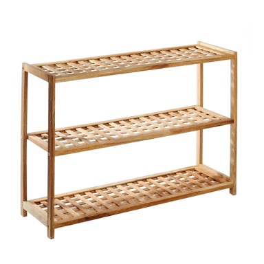 PREMIER HOUSEWARES Ormarić za cipele od punog oraha u prirodnoj boji