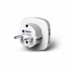 TRAVEL BLUE Putni adapter, svjetski-europski, USB 956, bijeli