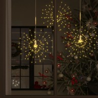 Božićno svjetlo Vatromet, 140 LED, 20 cm, toplo bijelo