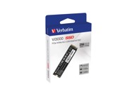 VERBATIM SSD Vi3000, 256 GB, M.2 NVMe PCIe Gen3x4