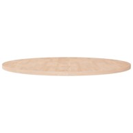 Okrugla stolna ploča Ø 90 x 2,5 cm od netretiranee hrastovina
