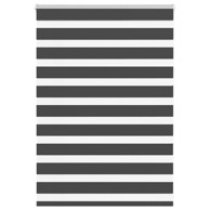 Zavjesa zebra crna 115x100 cm širina tkanine 110,9 cm poliester