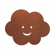 LIND DNA Smeđi ručno rađen dječji tepih od eko kože 113x140 cm Cloud XXXL Bull 