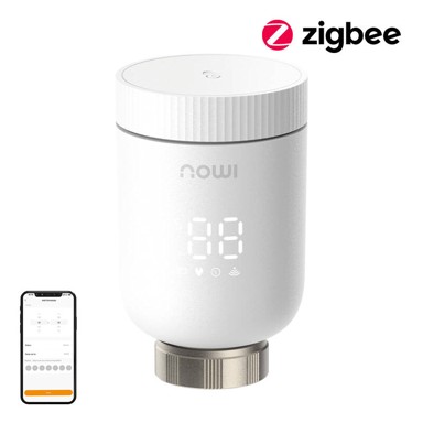 IMOU Termostatska glava ZigBee IOT-TRV1-EU, sa 6 adaptera, bijela