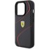 FERRARI Futrola Twist Metal Logo, za iPhone 15 Pro, crna