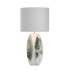 CANDELLUX LIGHTING Bijela/zelena stolna lampa s tekstilnim sjenilom (visina 59 cm) Palma 
