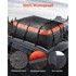VEVOR Torba za prtljagu za krov automobila, 120x89x535 cm, crna